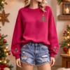 Casual Heren Rugby Print Gebreid Crewneck Shirt met Lange Mouwen voor Dagelijks Gebruik