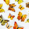 3D Double Layer Butterfly Wall Stickers 72 PCS PVC Decals for Enhancing Wall Decor in Living Rooms and Bedrooms