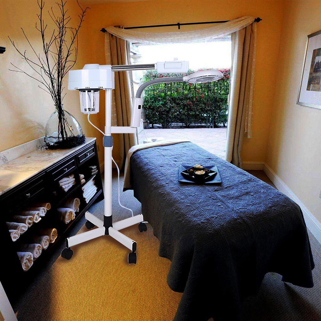 Professional Facial Steamer 3X Magnifying Lamp Machine Spa Salon Beauty Skin Care Equipment US 110V