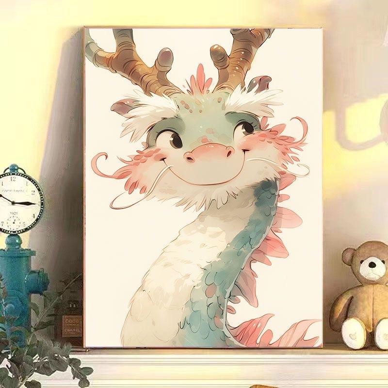 Diy Digital Oil Painting Flower Landscape Filling Coloring Oil Painting Stall Toy Painting