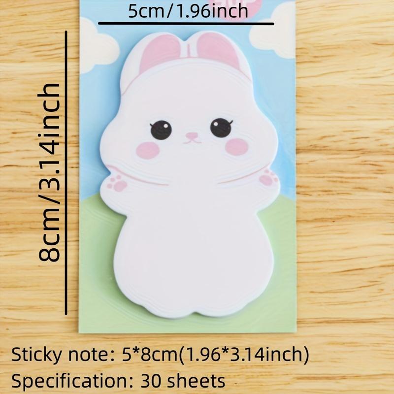 Vibrant Cartoon Animal Sticky Notes Pad - Colorful, Adorable, and Fun Stationery for Students, Teachers, and Office Use - Perfect for Note-Taking, J