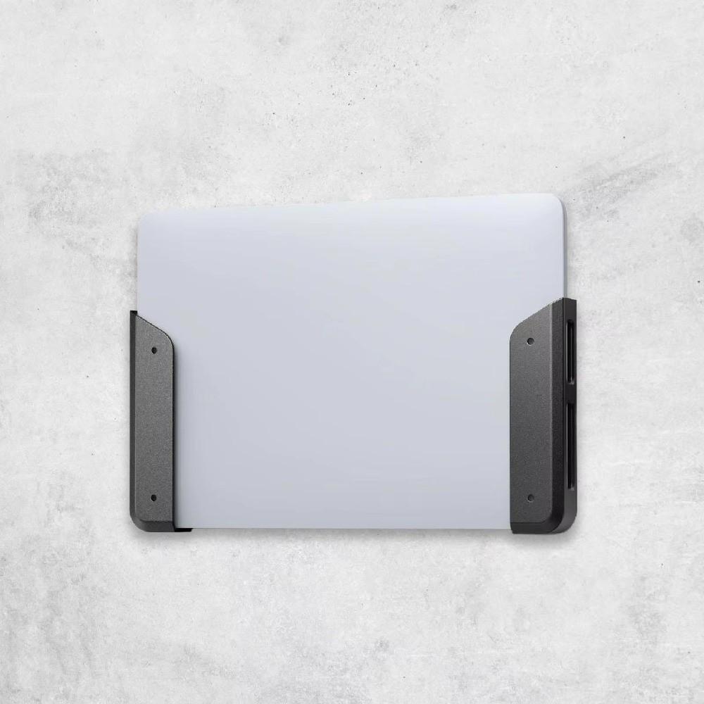 2Pcs with Anti Scratch Protection Pads Laptop Mount Holder Adjustable Under Desk Mount