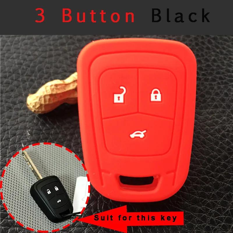 Car Silicone Remote Key Cover Case Fob Shell For Chevrolet Aveo Onix Volt Spark Orlando Trax Camaro Equinox Impala Sonic Cruze