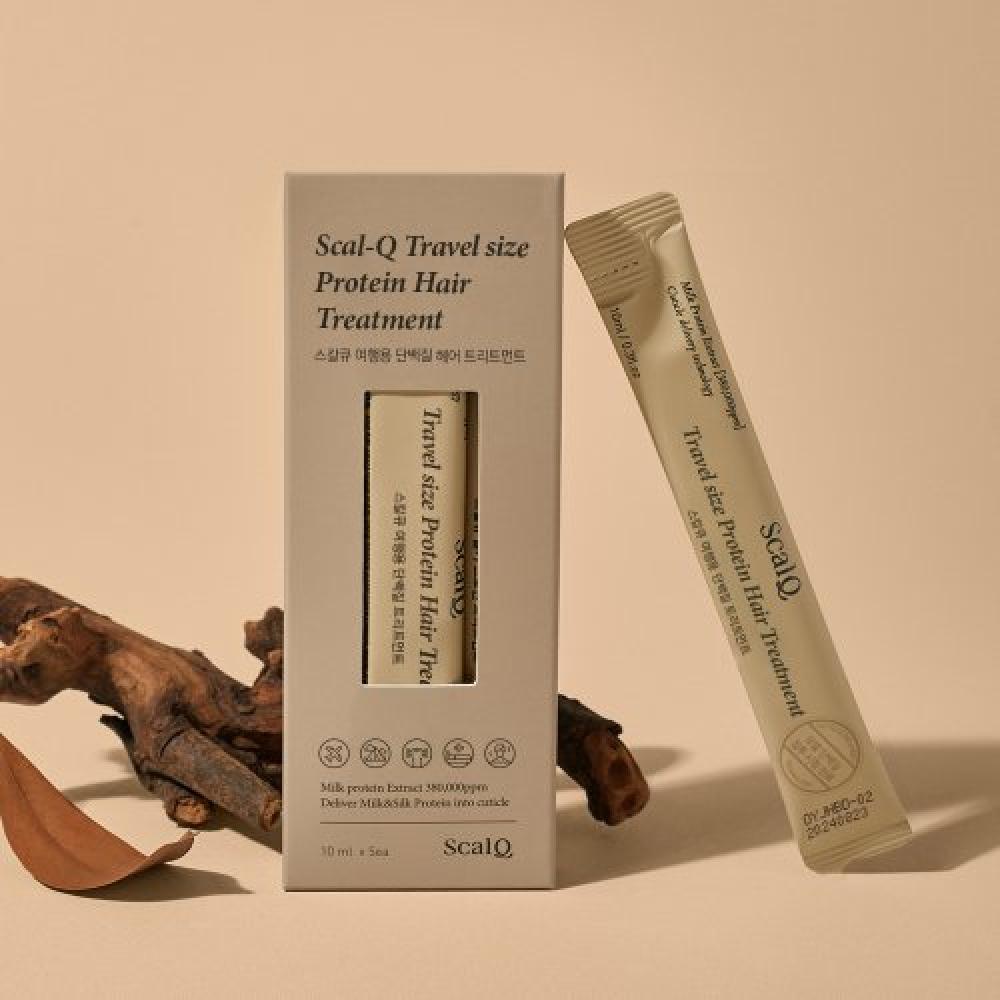 Scalq Eco Friendly Travel Protein Hair Treatment 10ml X 5 Pack none