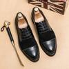 Men Formal Shoes Pointed Toe Flats Wedding Dress Leather Italian Elegant Loafers Men's Party Office Footwear Business shoes