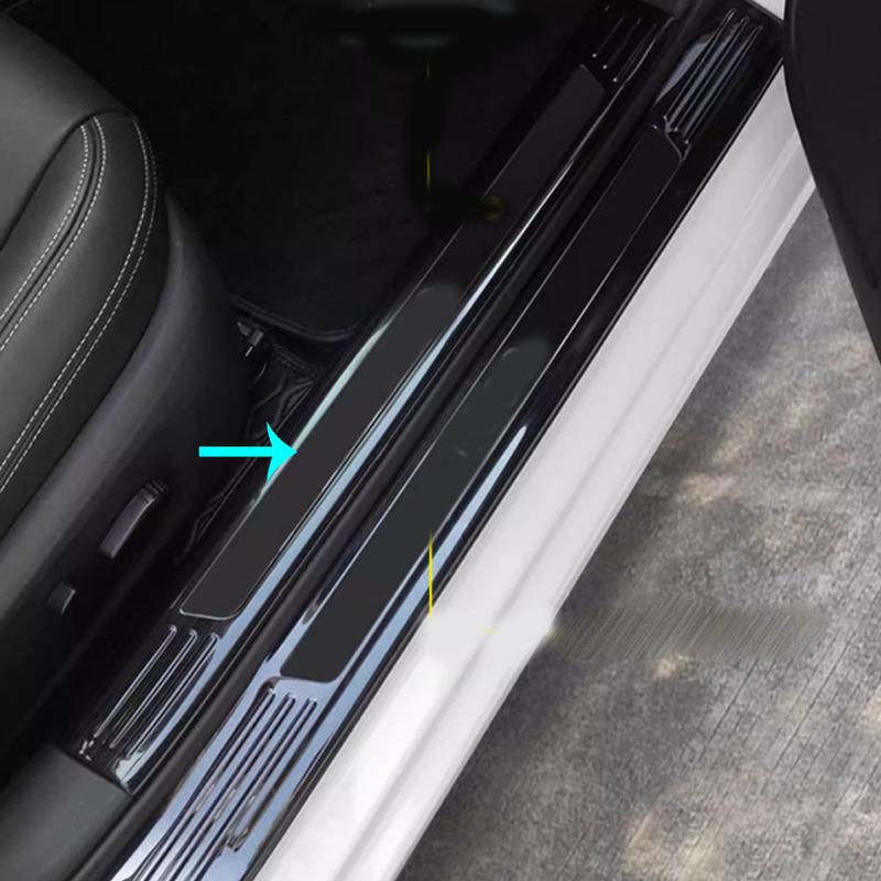 Inner Door Sill Scuff Plate Cover Frame Decoration Sticker Threshold Pedal Accessories For Nissan Qashqai J12   2024