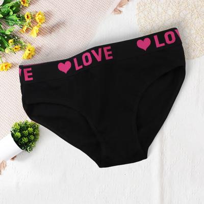 Women's Panties Letter Printed Seamless Thong Ladies Low Waist Triangle Briefs Stretch No Show Bikini Briefs