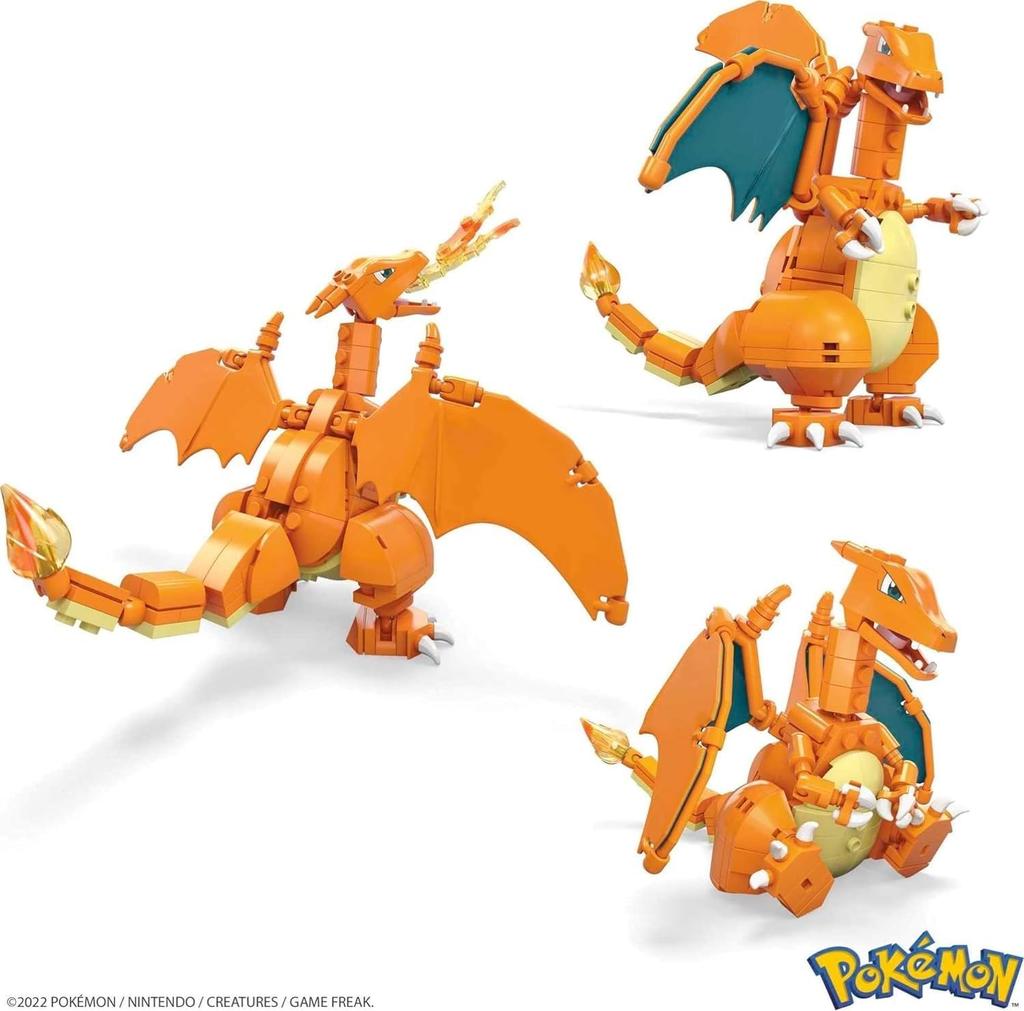 MEGA CONSTRUX Pokemon Charizard Jahre alt und GWY77 [222 Teile] [8 up]
