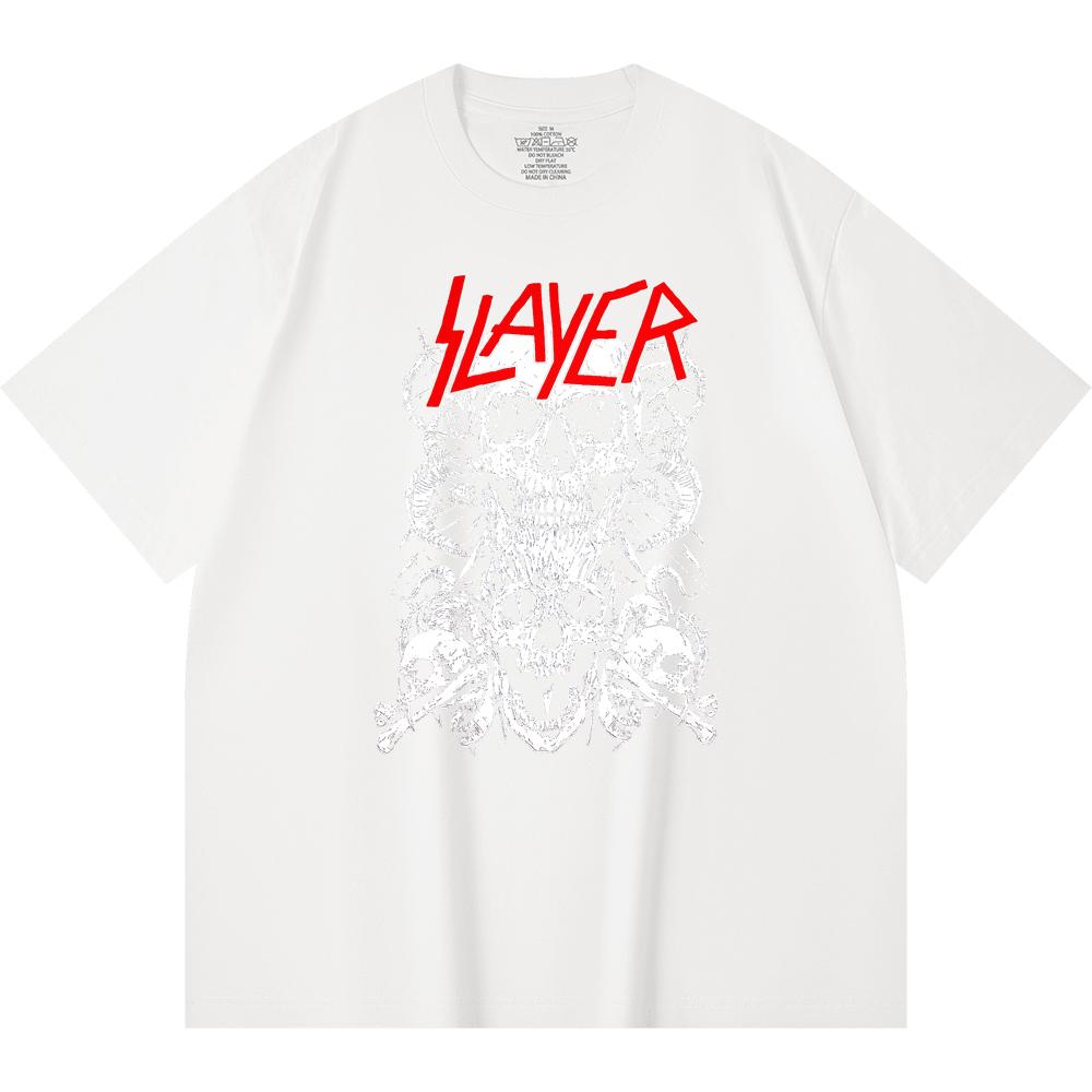230 g/m² 100% Baumwolle Heavy Metal T-Shirt Rockband Beliebte Musik Druck Unisex Schweres Baumwoll-T-Shirt