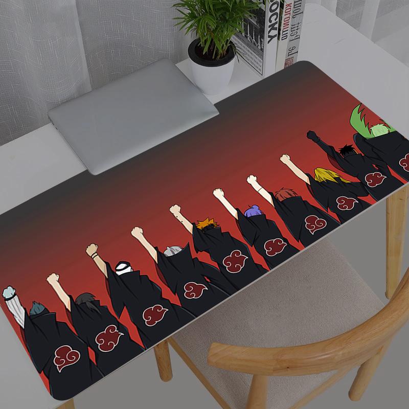 Mouse Pad Naruto Gamers Decoracion Gamer Durable New Max Desk Mat Mousepad XXL Gaming Accessories Varmilo Keyboard Carpet