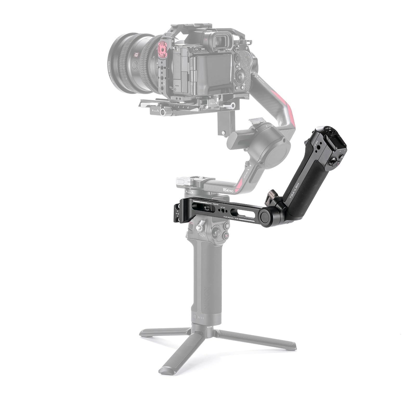 

TILTA Легкая ручка управления сзади с приемником «холодный башмак» для стабилизаторов DJI RS4 и RS3 Pro RS4, Pro, RS2, (TGA-LRH) чёрный