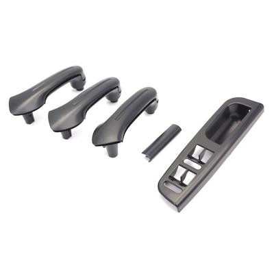 5 sztuk czarny uchwyt do drzwi wewnętrznych samochodu zestawy uchwytów do VW Bora Golf 4 MK4 Jetta 1999 2000 2001 2002 2003 2004 3B2867171E