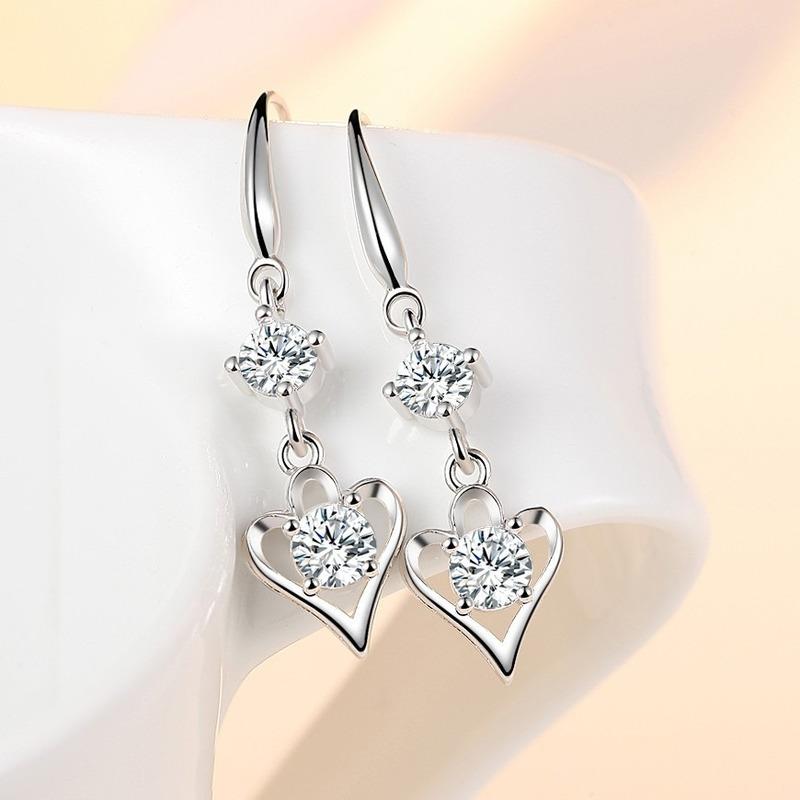 Lindon Copper Alloy Zircon Earrings Drop Earrings For Women Wedding Party Gifts