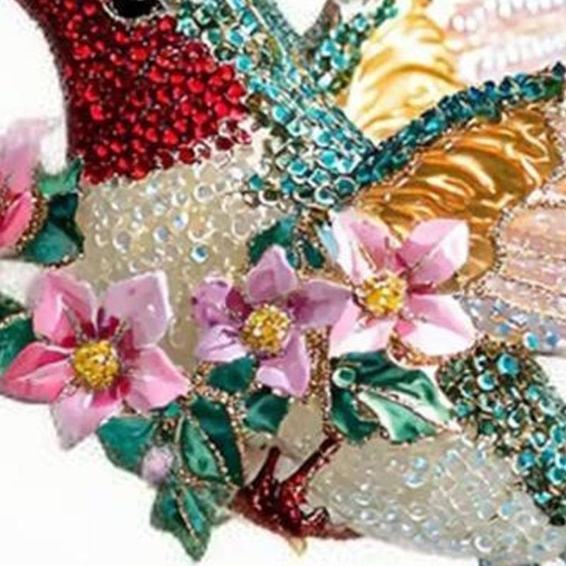 Hummingbird Hanging Ornament Acrylic Bird Pendant Christmas Tree Decoration For Festival Tree Wreath Window Display