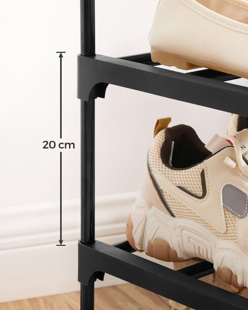 Metalowy Regał Na Buty 3 Półki Zestaw 2