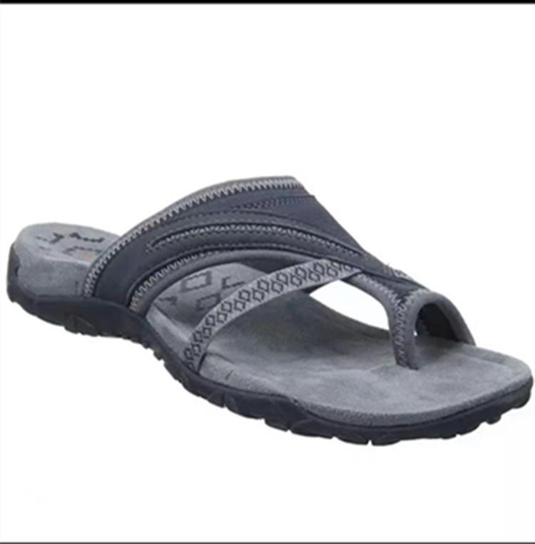 2021 European Summer Casual Wedge Heel Cross-Strap Roman Sandals - Plus Size Available. 37