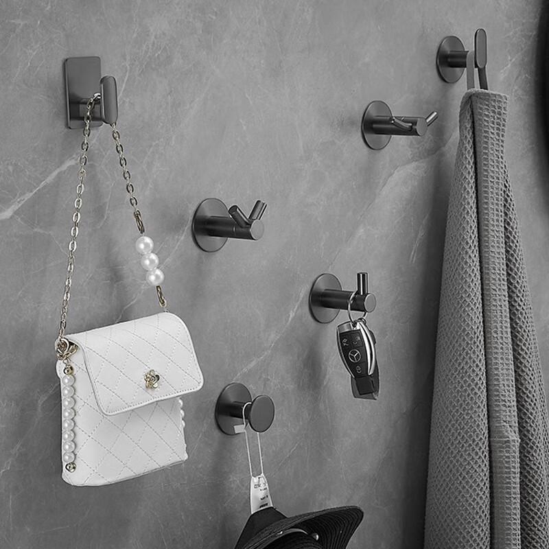 Miling Hengniu Gunmetal Grey Stainless Steel Coat Hook