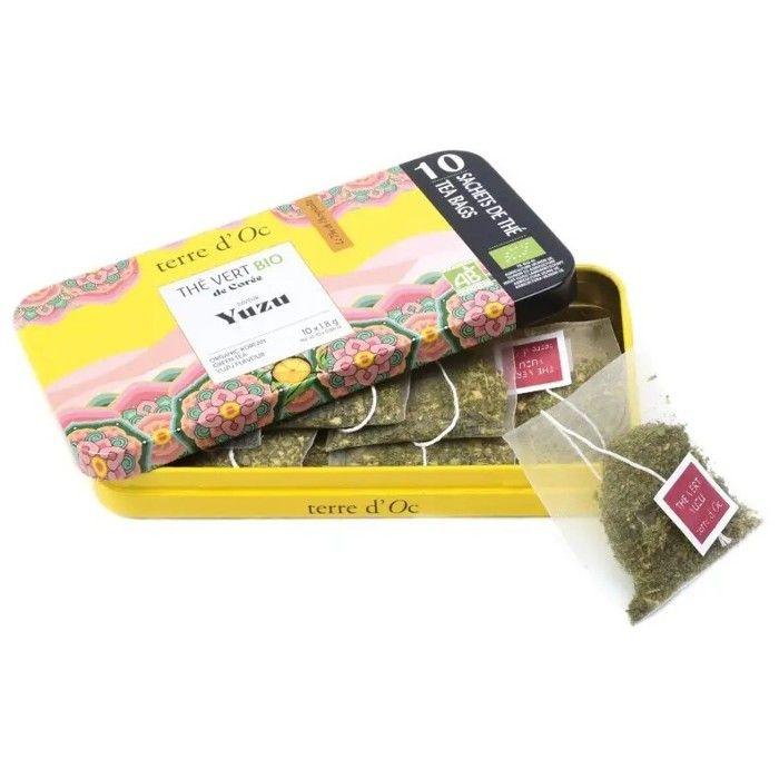 Thés - Nature & Découvertes : Thé Vert Bio Nomade Saveur Yuzu