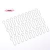 S-30Pcs Handy Curtain Accessories Metal Curtain Track Install Hooks S Shaped Metal Ceiling Shower Curtain Decoration Hooks