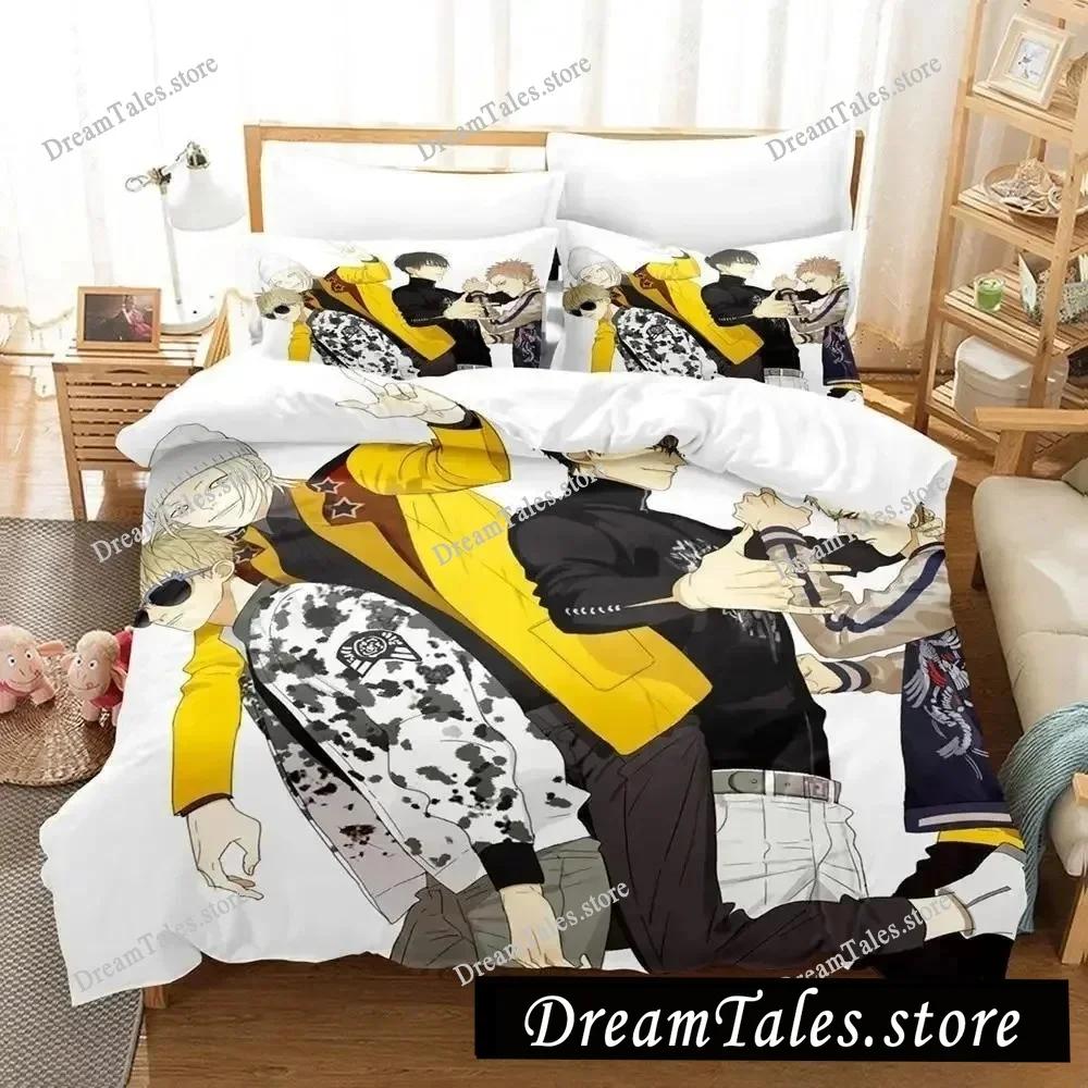 Anime 19 Days Bedding Set Single Twin Full Queen King Size Bed Set Adult Kid Bedroom Duvet Cover Sets 3D Anime Bed Sheet Set