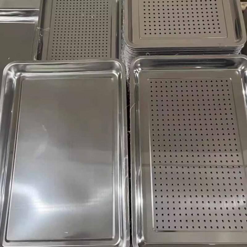 MOSUO Stainless Steel Steamer Cart Tray