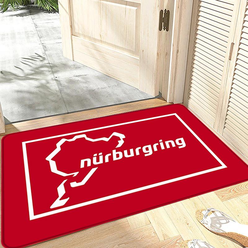 Hauseingang Fußmatte Nürburgring Rennstrecke Flur Teppich Wohnzimmer Teppiche Fußmatten Badezimmer Teppich Bodenmatten Heimdekoration