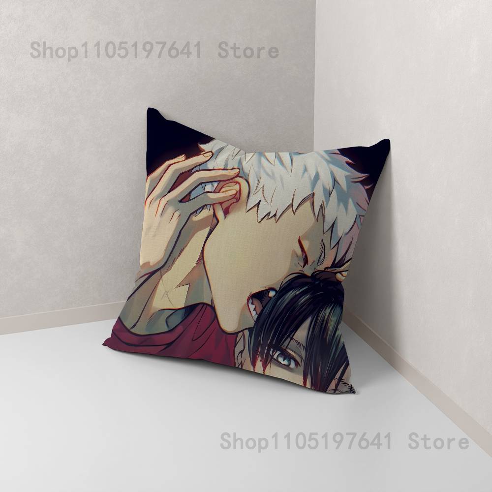 Anime The Summer H-Hikaru D-Dieds Pillow Case Plush Pillow Cases Home Decoration Pillow Cover for Sofa Bed Chair Living Room