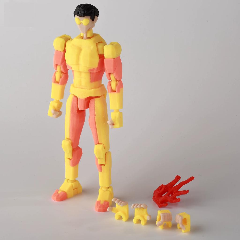 3D-Printed Articulated Action Figures Collectible Toys for Adults And Kids