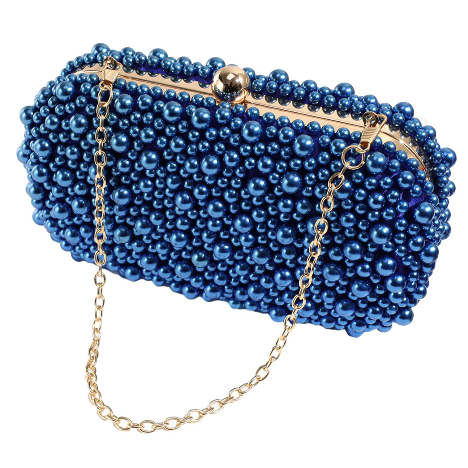 2023 Shoulder Bag for Girl Women Formal Pearl Evening Bag Wedding Clutch Cocktail Prom Handbag Versatile Crossbody Bag