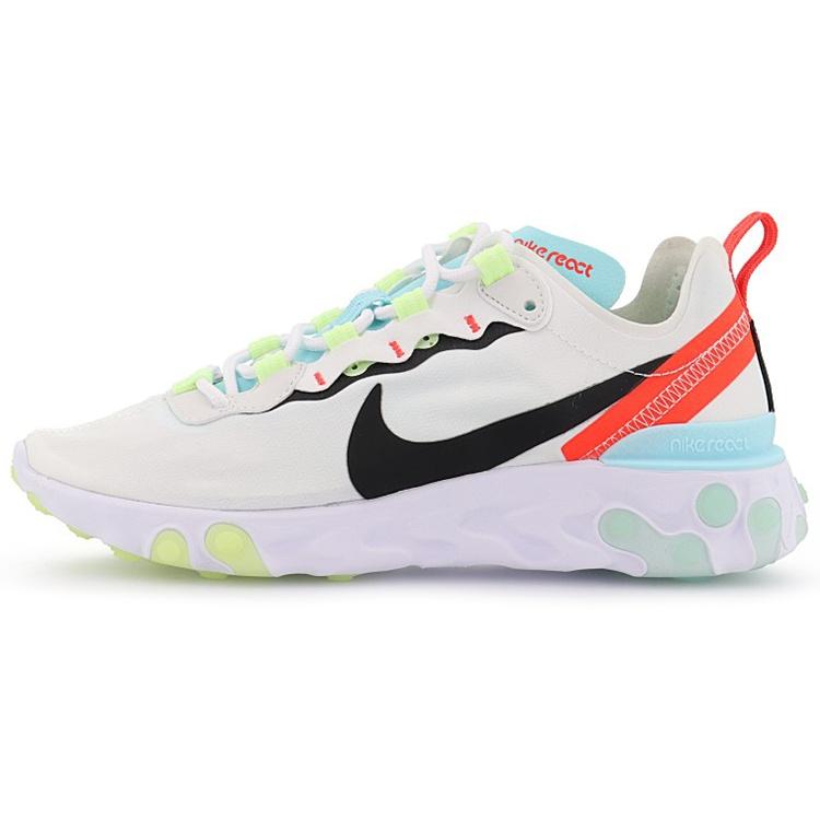 (WMNS) Nike React Element 55  White Black Blue  Women s DB5926-101 EU 35.5
