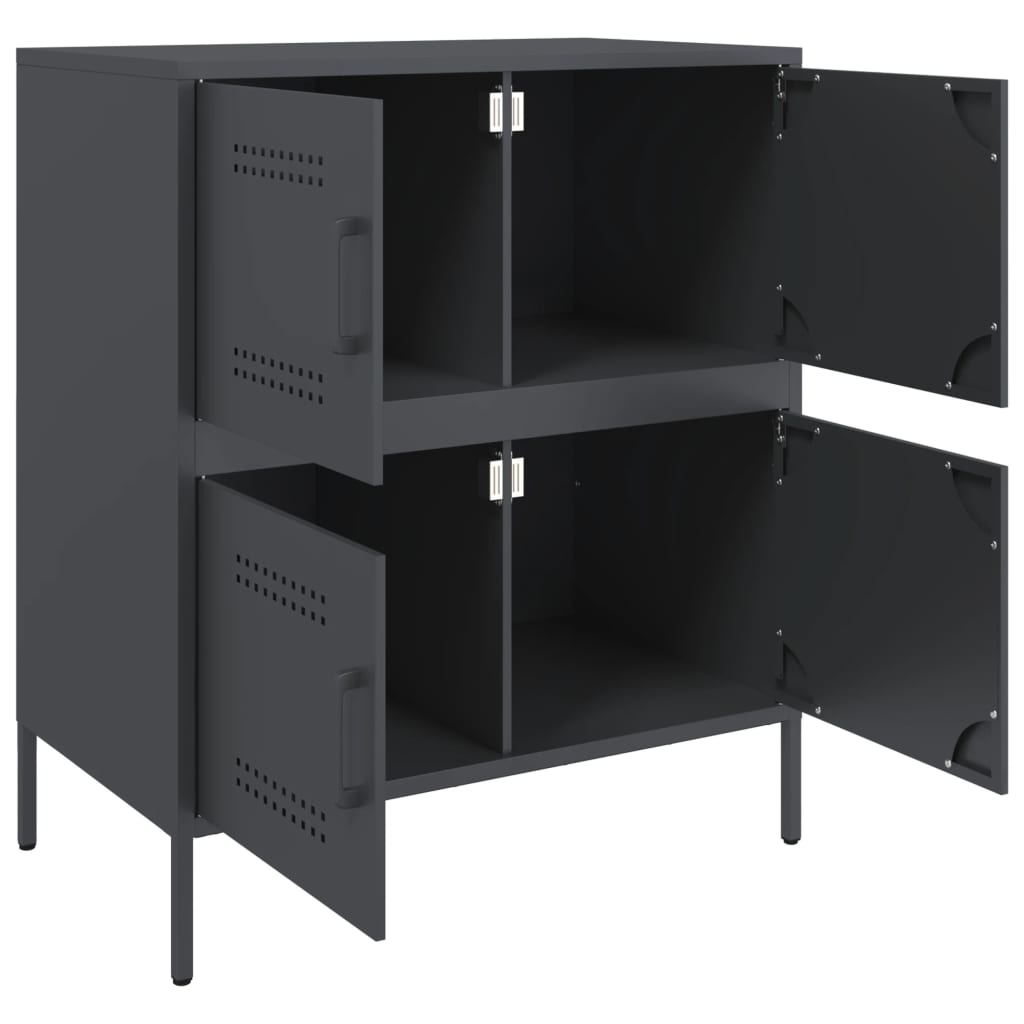 Sideboard Anthracite 68x39x79 cm Steel