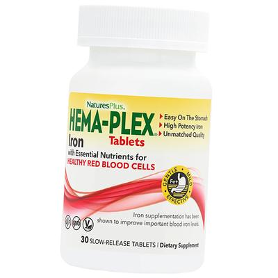 Vitaminas para la salud de la sangre, Hema-Plex Hierro con Nutrientes Esenciales, (36375187)
