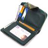 Women's Textured Vertical Purse with a Zipper Coin Holder Made of Genuine Leather with Snake Embossing CANPELLINI 21732 Multicolored