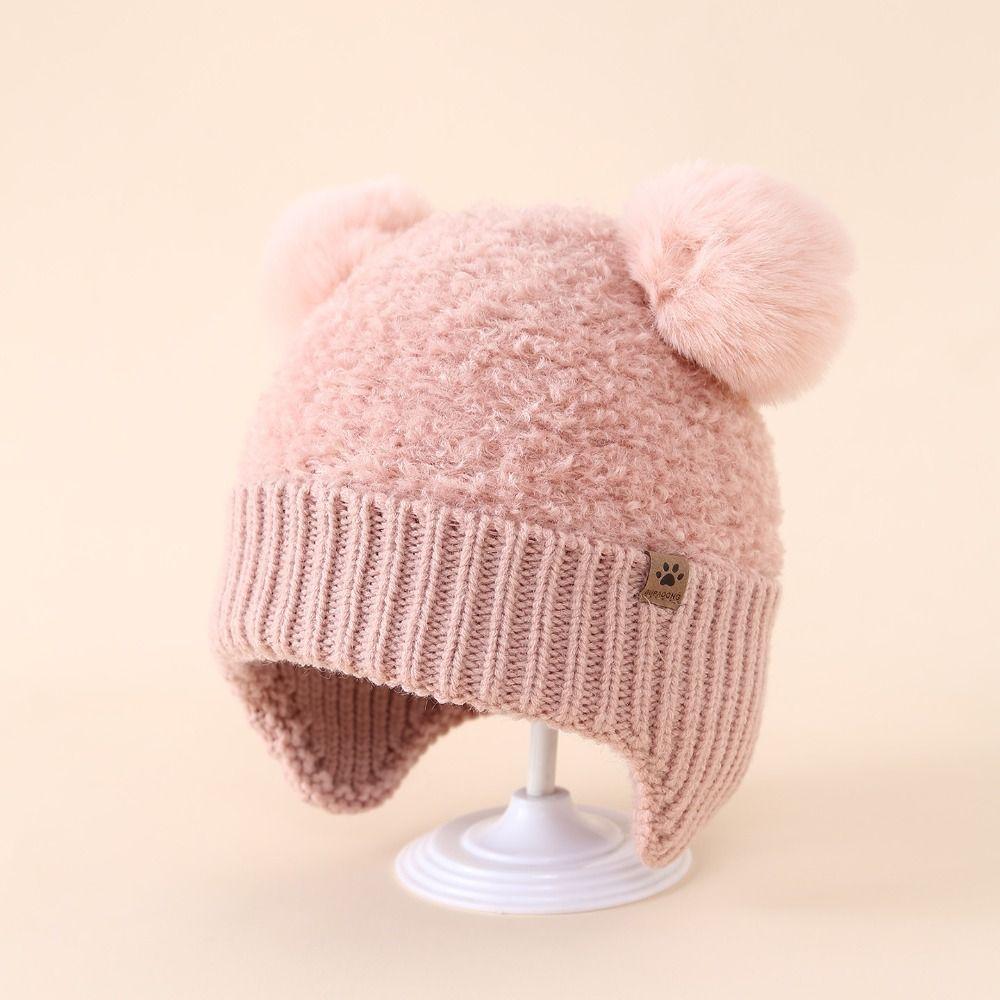 Knitted Baby Hat Warm Beanie Cap Cute Knit  Cap  Boy