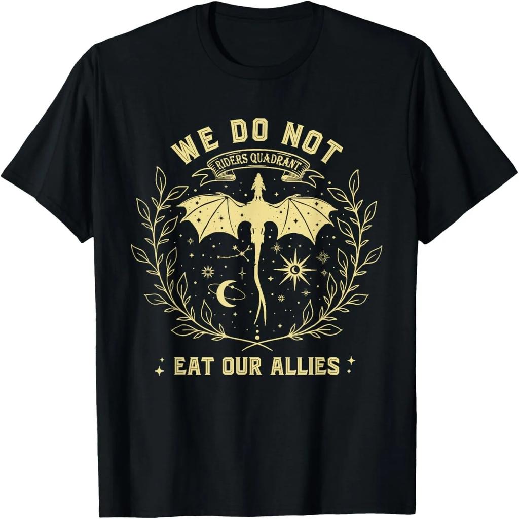 New Trend We Do Not Eat Our Allies Dragon Rider 4th Wing Book Bookish T-Shirt