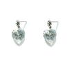 Lovuee Rose Butterfly Crystal Earrings