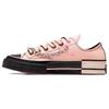 Comfortable Versatile Low Top Canvas Shoes Unisex Sneakers Pink Black A09542C