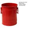 Cartoon Pen Holder Retro Bucket Shape Desk Organizer Large Capacity Storage Holder for Pens Pencils Makeup Brushes