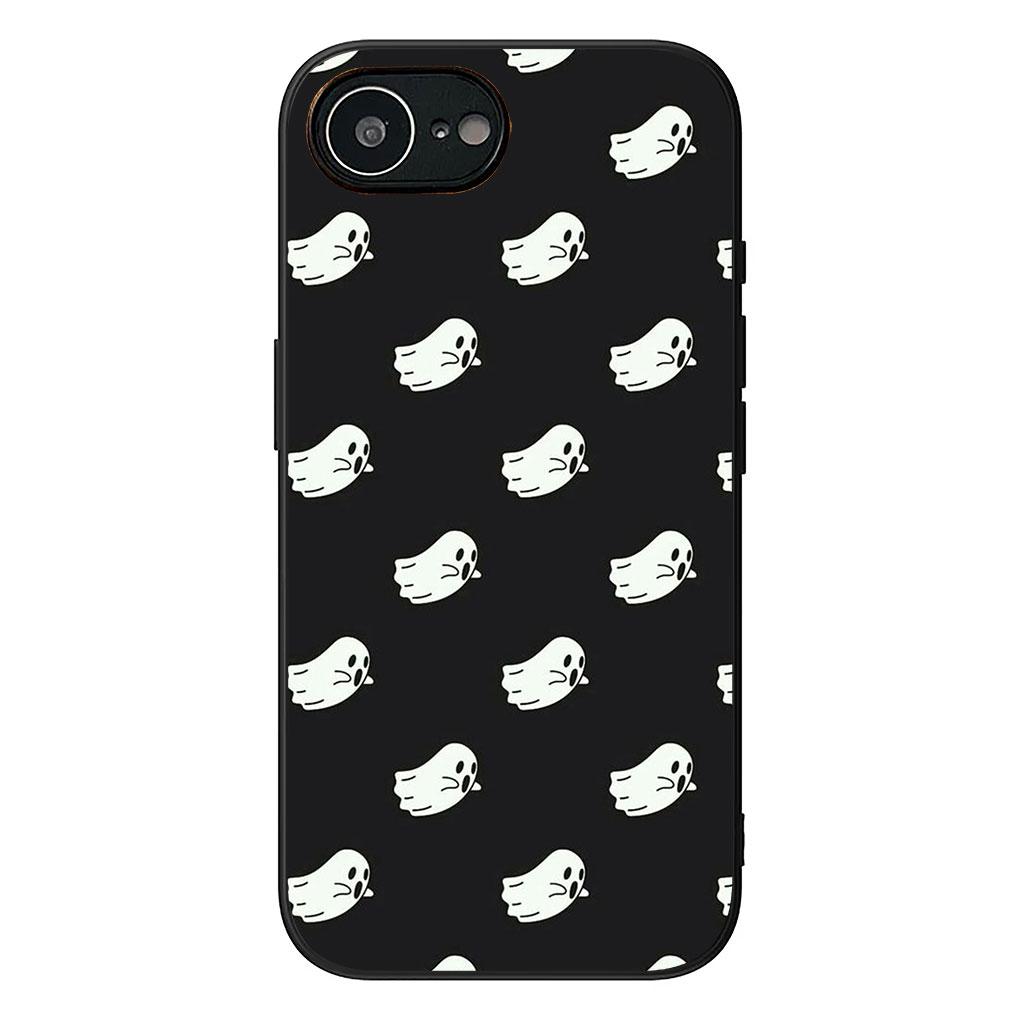 

Halloween Little Ghost with Pumpkin Phone Cover for Apple iPhone 13 12 Mini XS 11 Pro Max 7 8 Plus + XR SE 2022 2020 SE3 Case iPhone(7Plus)(8Plus)