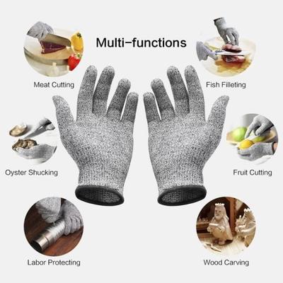 GLOVES FOR TOUCH SCREEN,S--1 Pair of Magic 5-level Gardening Gloves, Work Gloves Safety Cut-resistant