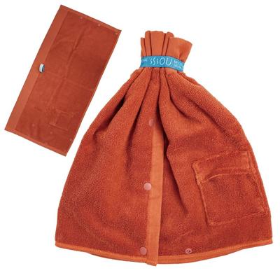 SOU by RAKUSE Sauna Hat Size Adjustment Multifunctional Sauna Goods Large Sauna Towel (Washable / 2-Stage / Pocket) (Towel / 100% Cotton) Men's &