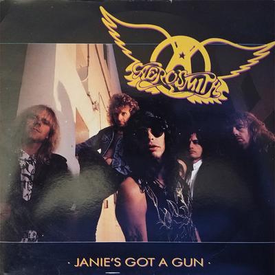 7inch Record AEROSMITH  Janies Got A Gun GEF68 Geffen Records 1989 UK Rock Used