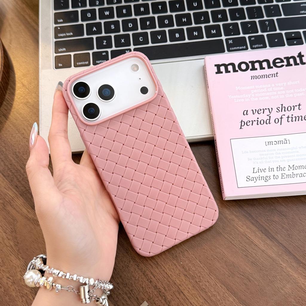 Měkké silikonové chladicí síťované pletené vzorované pouzdro na telefon pro iPhone 17 Air 16 E 15 14 13 12 Pro Max Plus Nárazuvzdorný prodyšný kryt