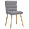 VidaXL Chaises à manger lot de 2 gris clair tissu, chaise, chaise de salon, chaise d'accent, chaise de cuisine, siège de 4101293