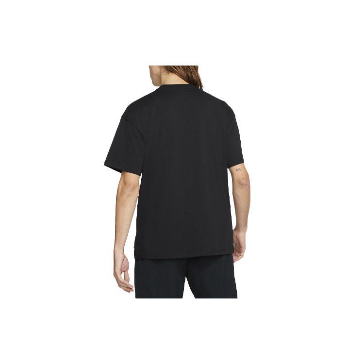 Nike T Shirts Men's Black Crew Neck Moderate Straight Fit DD1307-010