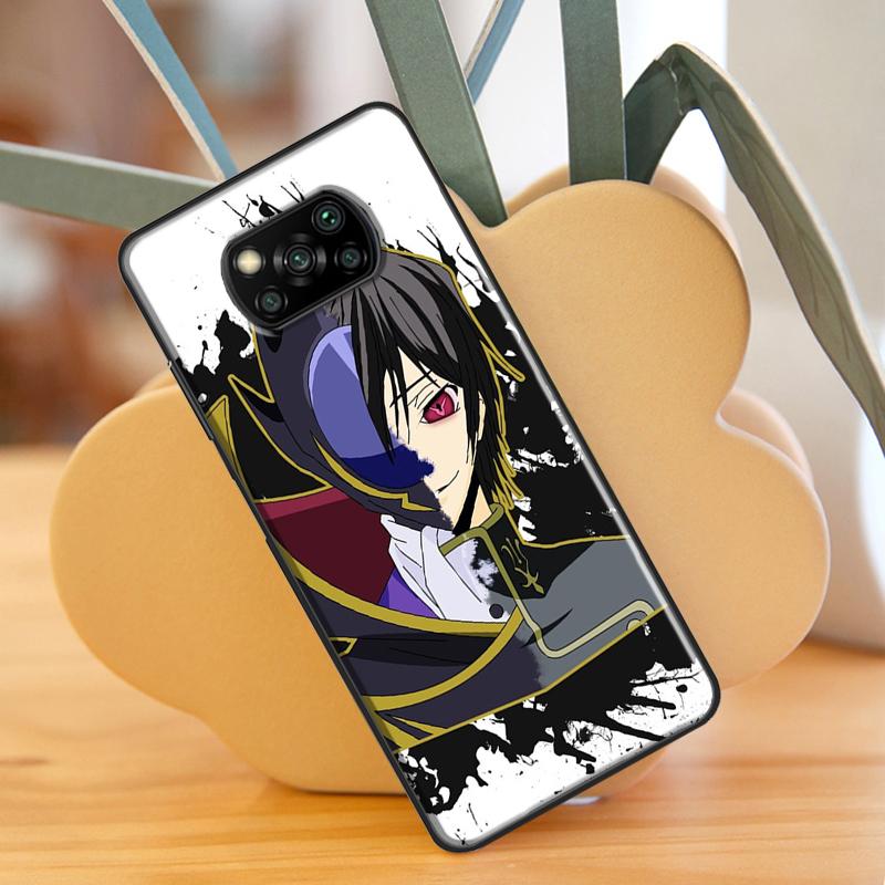 Lelouch Code Geass Pentru Xiaomi Mi 10T 11T Pro Mi 11 Lite Husă Pentru POCO M3 Pro M4 F3 X3 GT X3 Pro Carcasă Telefon