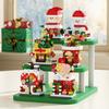 Christmas Gift Assembled Building Blocks Christmas Tree Santa Claus Cartoon Doll Children's Toys
