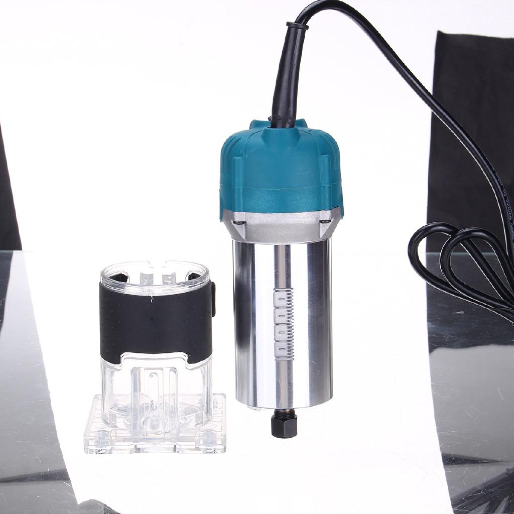 Mașină de tuns electrică 30000r/min Electric Lemn Laminat Margine Mașină de tuns de mână Router Set de freze 1200W