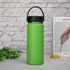 18oz Stainless Steel Space Kettle Handle Lid Thermos Bottle Outdoor Sports Kettle Double-layer Vacuum Bottle Thermos Cup