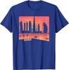 Cool Dubai UAE Cityscape Camel Graphic Art Illustration T Shirt Short Sleeve 100 Cotton Casual Tshirts Loose Top Size S3XL